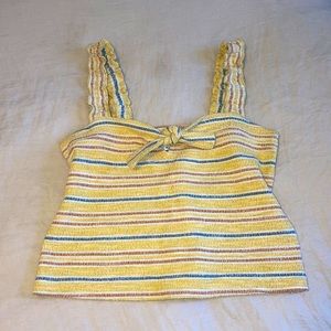 Madewell texture and thread top